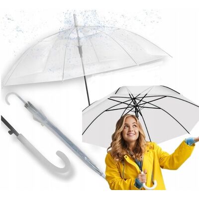 MOMIX Parasolka Transparenta Ślubna Ślub Komunia Parasol Przeźroczysty Składany MOMIX Parasolka Transparenta Ślubna Ślub Komunia Parasol Przeźroczysty Składany