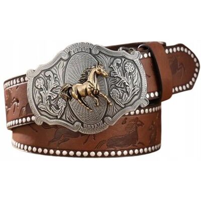 Inny producent Pas Pasek Kowbojski Westernowy Koń Vintage Texas Retro Nity Unisex 120 Cm Inny producent Pas Pasek Kowbojski Westernowy Koń Vintage Texas Retro Nity Unisex 120 Cm