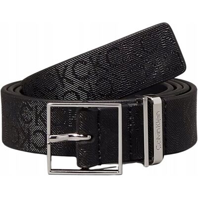 Pasek do spodni damski skórzany Calvin Klein K60K613244 czarny - Belt: 90 Pasek do spodni damski skórzany Calvin Klein K60K613244 czarny - Belt: 90