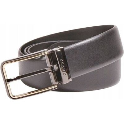 PASEK MĘSKI GUESS BM7382 LEA35 CZARNY - M PASEK MĘSKI GUESS BM7382 LEA35 CZARNY - M