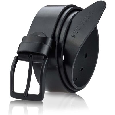 PASEK MĘSKI SKÓRZANY PREMIUM STEVENS CZARNY SZEROKI KLASYCZNY 4cm + PUDEŁKO-90cm PASEK MĘSKI SKÓRZANY PREMIUM STEVENS CZARNY SZEROKI KLASYCZNY 4cm + PUDEŁKO-90cm