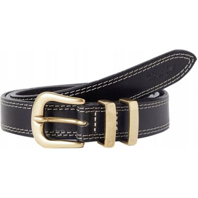 Pasek Wrangler Double Loop Belt 112332880 W0k6u1100 Black 90 Pasek Wrangler Double Loop Belt 112332880 W0k6u1100 Black 90