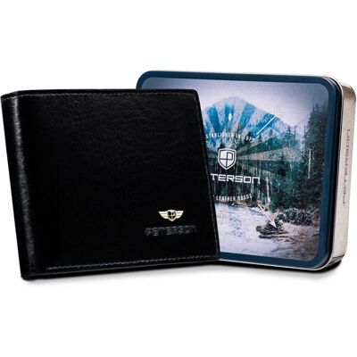 Peterson portfel skórzany PTN N992-VT BLACK 46121 Peterson portfel skórzany PTN N992-VT BLACK 46121