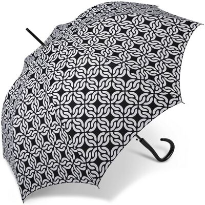 Pierre Cardin 82975 parasolka parasol damski długi czarno-biały Automat Pierre Cardin 82975 parasolka parasol damski długi czarno-biały Automat