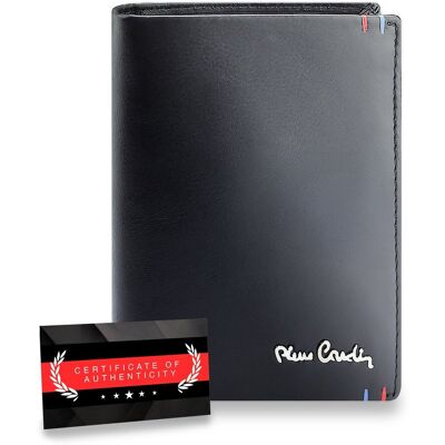 Pierre Cardin Pionowy Portfel RFID z Naturalnej Skóry Certyfikat Pierre Cardin Pionowy Portfel RFID z Naturalnej Skóry Certyfikat