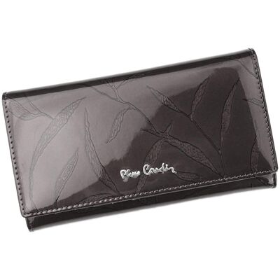 Pierre Cardin, Portfel skórzany damski, 02, Leaf 114, popielaty Pierre Cardin, Portfel skórzany damski, 02, Leaf 114, popielaty