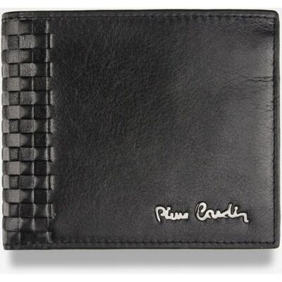 Pierre Cardin, Portfel Skórzany Męski, Tilak39 8824, Czarny, Ochrona Rfid, Mały Pierre Cardin, Portfel Skórzany Męski, Tilak39 8824, Czarny, Ochrona Rfid, Mały
