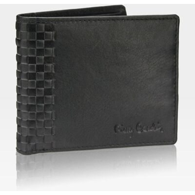 Pierre Cardin, Portfel Skórzany Męski, Tilak41 8824, Czarny, Ochrona Rfid, Mały Pierre Cardin, Portfel Skórzany Męski, Tilak41 8824, Czarny, Ochrona Rfid, Mały