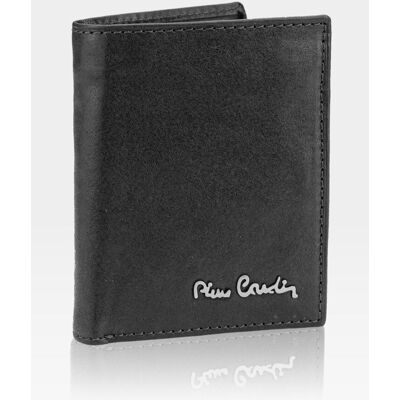 Pierre Cardin, Portfel Skórzany Męski, Tilak51 1810, Czarny, Ochrona Rfid, Mały Pierre Cardin, Portfel Skórzany Męski, Tilak51 1810, Czarny, Ochrona Rfid, Mały