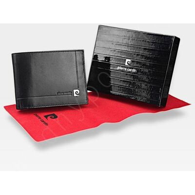 Pierre Cardin, Portfel Skórzany Męski, Ys507.1 325, Czarny, Ochrona Rfid Pierre Cardin, Portfel Skórzany Męski, Ys507.1 325, Czarny, Ochrona Rfid