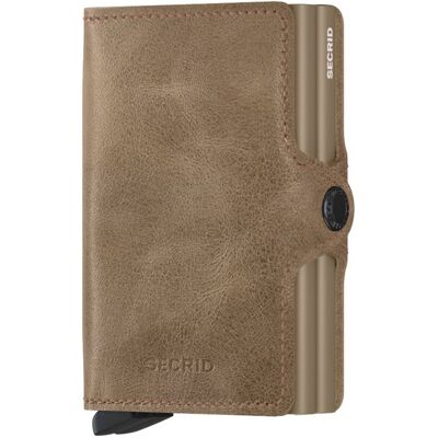 Podwójny Portfel Rfid Secrid Twinwallet Vintage - Taupe Podwójny Portfel Rfid Secrid Twinwallet Vintage - Taupe