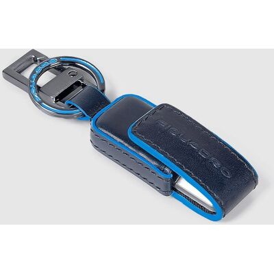 Portachiavi Con Chiavetta Usb 256gb Adulto Unisex Piquadro Ac6567b2-Blu2 Blu Portachiavi Con Chiavetta Usb 256gb Adulto Unisex Piquadro Ac6567b2-Blu2 Blu