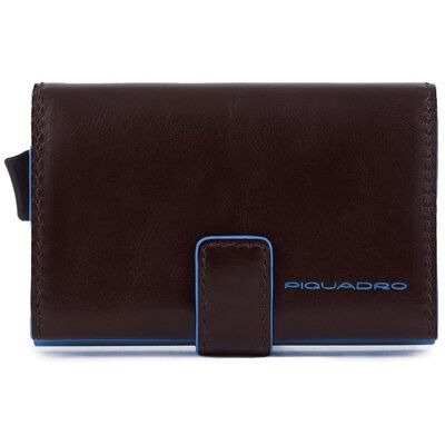 Portafoglio Con Doppio Portacarte Uomo Piquadro Pp5472b2blr-Mo Marrone Portafoglio Con Doppio Portacarte Uomo Piquadro Pp5472b2blr-Mo Marrone