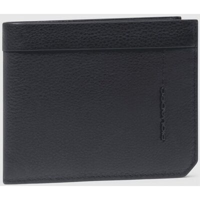 Portafoglio Con Portaspiccioli Uomo Piquadro Pu4188w137r-N Nero Portafoglio Con Portaspiccioli Uomo Piquadro Pu4188w137r-N Nero