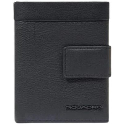 Portafoglio Trifold Uomo Piquadro Pu5957w137r-N Nero Portafoglio Trifold Uomo Piquadro Pu5957w137r-N Nero