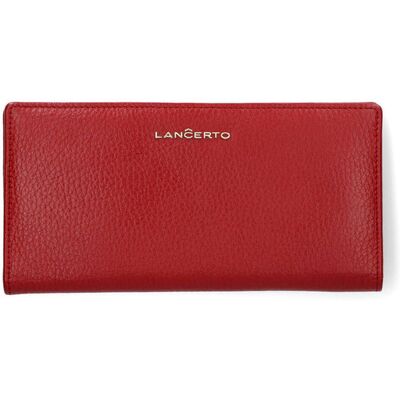 Lancerto Portfel Damski Czerwony Duży Slim Lancerto Portfel Damski Czerwony Duży Slim