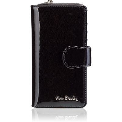 Portfel Damski Pierre Cardin Lakierowany na Zatrzask 05 LINE 116 - czarny Portfel Damski Pierre Cardin Lakierowany na Zatrzask 05 LINE 116 - czarny