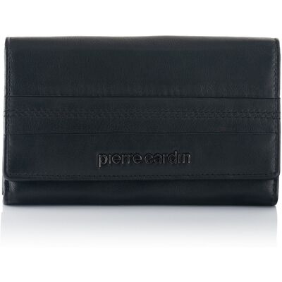 Portfel damski Pierre Cardin ze skóry naturalnej TILAK130 455 - czarny Portfel damski Pierre Cardin ze skóry naturalnej TILAK130 455 - czarny