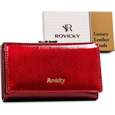 Rovicky Portfel damski skórzany RH-23-1-SH-8155 RED Rovicky Portfel damski skórzany RH-23-1-SH-8155 RED