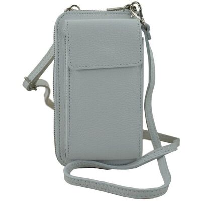 Barberini's Portfel / etui na telefon ze skóry naturalnej - Biały Barberini's Portfel / etui na telefon ze skóry naturalnej - Biały