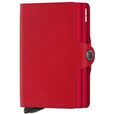 Portfel kieszonkowy RFID Twinwallet Secrid Original - red-red Portfel kieszonkowy RFID Twinwallet Secrid Original - red-red