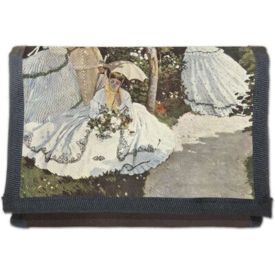 Szyjemy Sztukę Portfel Kobiety w ogrodzie Claude Monet-Standard Szyjemy Sztukę Portfel Kobiety w ogrodzie Claude Monet-Standard