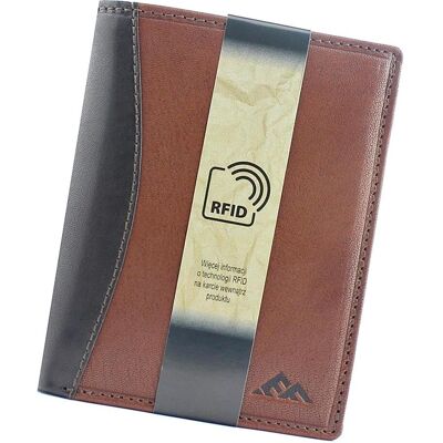 Portfel męski PELLUCCI 544-21 RFID Brązowy Portfel męski PELLUCCI 544-21 RFID Brązowy