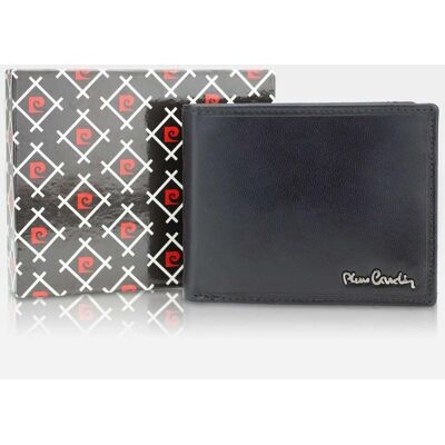 Portfel Męski Pierre Cardin Skórzany Czarny Poziomy Pip01 8806 Portfel Męski Pierre Cardin Skórzany Czarny Poziomy Pip01 8806