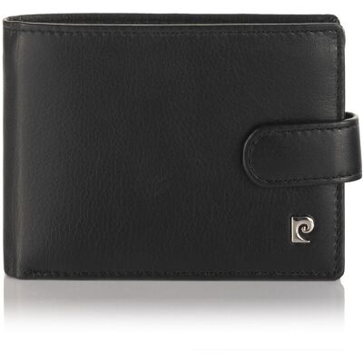 Portfel Męski Pierre Cardin z metalowym logo zapinany YS603 8806A Portfel Męski Pierre Cardin z metalowym logo zapinany YS603 8806A