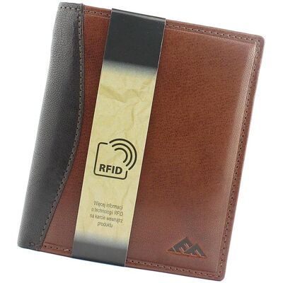 PELLUCCI Portfel męski skórzany 552-21 RFID Brązowy PELLUCCI Portfel męski skórzany 552-21 RFID Brązowy