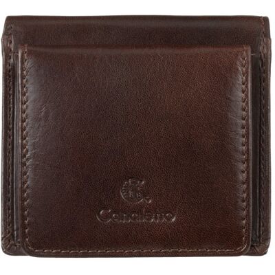 Męski portfel skórzany Canaletto z garbowanej roślinnie skóry RFID PM1008s160GR Męski portfel skórzany Canaletto z garbowanej roślinnie skóry RFID PM1008s160GR