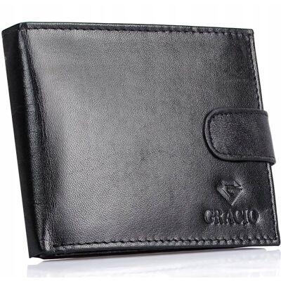 PORTFEL MESKI Skorzany Czarny Bigiel RFID Gracio PERSONALIZOWANY Grawer PORTFEL MESKI Skorzany Czarny Bigiel RFID Gracio PERSONALIZOWANY Grawer