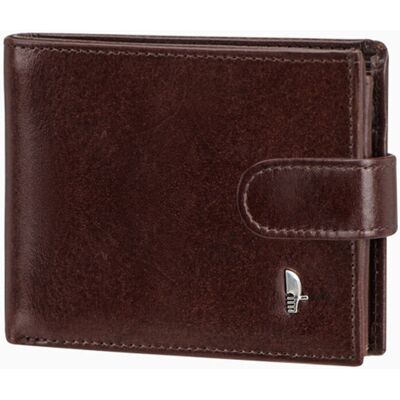 Portfel Męski Skórzany Skóra Naturalna RFID PUCCINI Brązowy CR2307-2 Portfel Męski Skórzany Skóra Naturalna RFID PUCCINI Brązowy CR2307-2