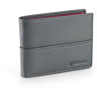 Portfel Męski Valentini Black&Red; Diamond 267 Szary Portfel Męski Valentini Black&Red; Diamond 267 Szary