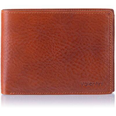 Portfel Męski Z Blokerem Rfid Valentini 159-137 - Cognac Portfel Męski Z Blokerem Rfid Valentini 159-137 - Cognac