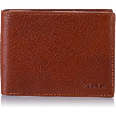 Portfel Męski Z Blokerem Rfid Valentini 159-290 - Cognac Portfel Męski Z Blokerem Rfid Valentini 159-290 - Cognac