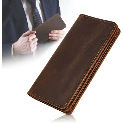 Inny producent PORTFEL MĘSKI ZE SKÓRY BYDLĘCEJ CIEMNY BRĄZ DUŻO PRZEGRÓDEK NA KARTY RFID Inny producent PORTFEL MĘSKI ZE SKÓRY BYDLĘCEJ CIEMNY BRĄZ DUŻO PRZEGRÓDEK NA KARTY RFID