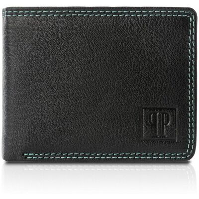 Portfel Męski Ze Skóry Z Ochroną Rfid Paolo Peruzzi T-69-Bl Portfel Męski Ze Skóry Z Ochroną Rfid Paolo Peruzzi T-69-Bl