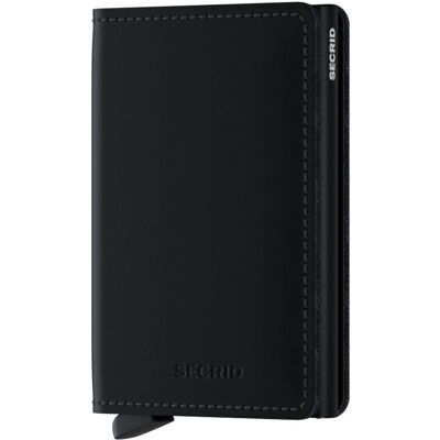 Portfel ochrona RFID Slimwallet Secrid - matte black Portfel ochrona RFID Slimwallet Secrid - matte black