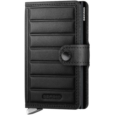 Portfel RFID Secrid Premium Miniwallet Emboss Lines - black Portfel RFID Secrid Premium Miniwallet Emboss Lines - black