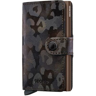 PORTFEL SECRID RFID MINIWALLET JUNGLE BROWN PORTFEL SECRID RFID MINIWALLET JUNGLE BROWN