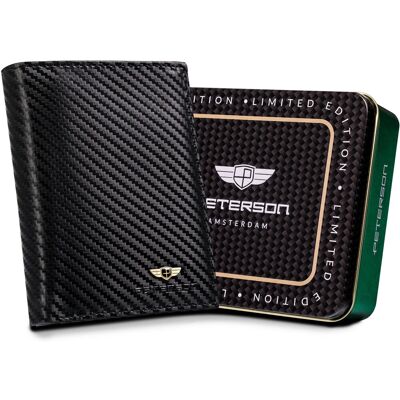 Peterson Portfel skórzany PTN 303-CA-6570 BLAC Peterson Portfel skórzany PTN 303-CA-6570 BLAC