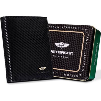 Peterson Portfel skórzany PTN 317-CA-6556 BLAC Peterson Portfel skórzany PTN 317-CA-6556 BLAC