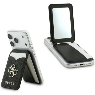 Portfel z lusterkiem Guess 4G Stand & Mirror Magsafe czarny Portfel z lusterkiem Guess 4G Stand & Mirror Magsafe czarny