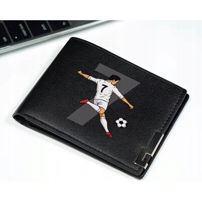 Inny producent Portfel z Piłkarzem numer 7 Czarny Cristiano Ronaldo CR7 Piłkarski Prezent Inny producent Portfel z Piłkarzem numer 7 Czarny Cristiano Ronaldo CR7 Piłkarski Prezent