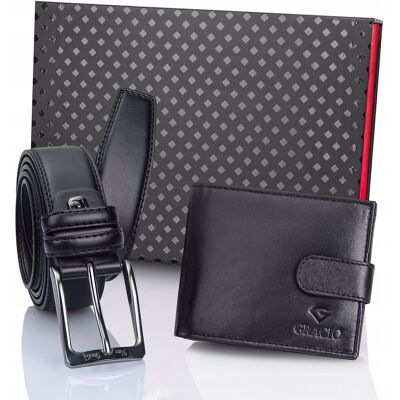 Prezent na Święta Portfel Gracio z Paskiem Pierre Cardin w pudełku Prezent na Święta Portfel Gracio z Paskiem Pierre Cardin w pudełku