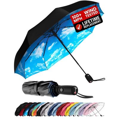 Inny producent Repel Umbrella Wiatroszczelny parasol podróżny, kompaktowy, lekki, automatyczny, mocny i przenośny, odporny na wiatr, mały składany parasol na deszc.. Inny producent Repel Umbrella Wiatroszczelny parasol podróżny, kompaktowy, lekki, automatyczny, mocny i przenośny, odporny na wiatr, mały składany parasol na deszc..