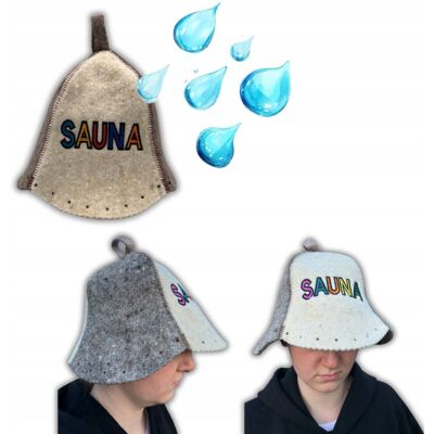Inny producent SAUNA KAPELUSZ - CZAPKA DO SAUNY 100% WEŁNA OWCZA Z NAPISEM ' SAUNA ' Inny producent SAUNA KAPELUSZ - CZAPKA DO SAUNY 100% WEŁNA OWCZA Z NAPISEM ' SAUNA '