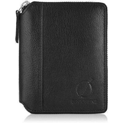 Skórzany Czarny Portfel Rfid G-05L Brødrene Skórzany Czarny Portfel Rfid G-05L Brødrene