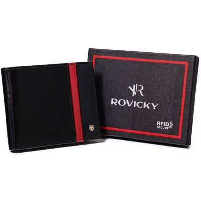 Rovicky Skorzany portfel meski na karty z ochrona RFID Protect Rovicky Skorzany portfel meski na karty z ochrona RFID Protect